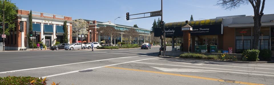 Downtown Menlo Park, California
