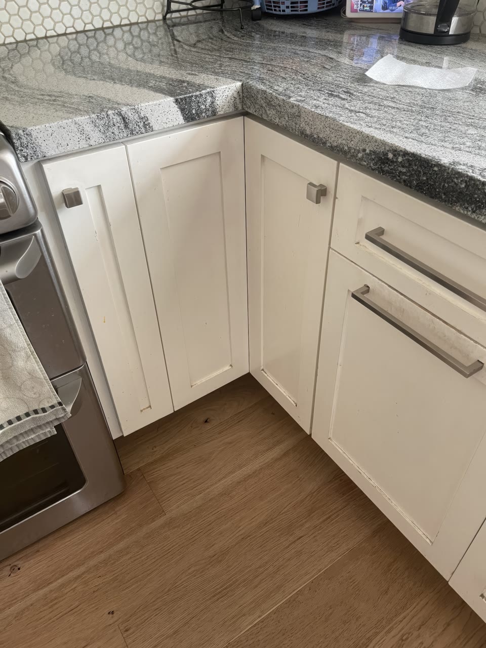 Finished kitchen detail from the Myrtle rebuild